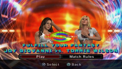 WWE SmackDown vs. Raw 2006 Joy Giovanni vs Torrie Wilson