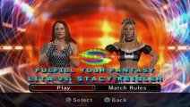 WWE SmackDown vs. Raw 2006 Lita vs Stacy Keibler