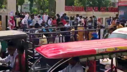 67 प्रतिशत अभ्य​र्थियों ने दी कोर्ट भर्ती परीक्षा,,,देखें वीडियो