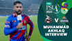 Muhammad Akhlaq Interview | Lahore Qalandars vs Karachi Kings | Match 30 | HBL PSL 8 | MI2T