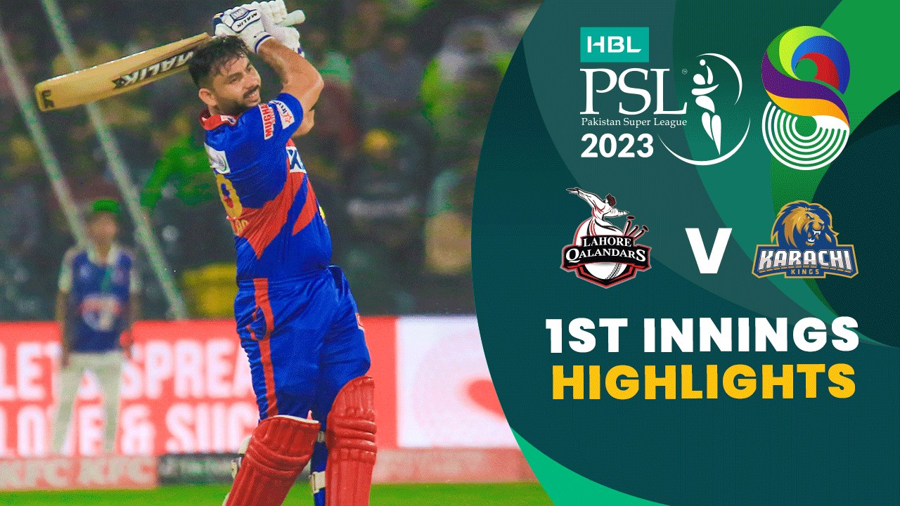 1st Innings Highlights | Lahore Qalandars vs Karachi Kings | Match 30 | HBL PSL 8 | MI2T