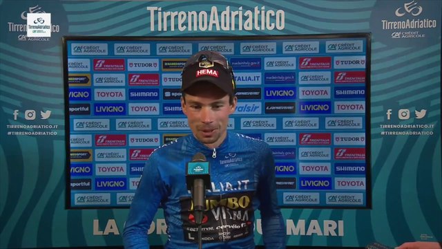 Tirreno-Adriatico 2023 - Primoz Roglic, voilà : It's even better to win when it's unexpected, It feels good ahead of the Giro d'italia too