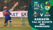 Let's Recap Karachi Kings Fall of Wickets And Boundaries | Match 30 | HBL PSL 8 | MI2T