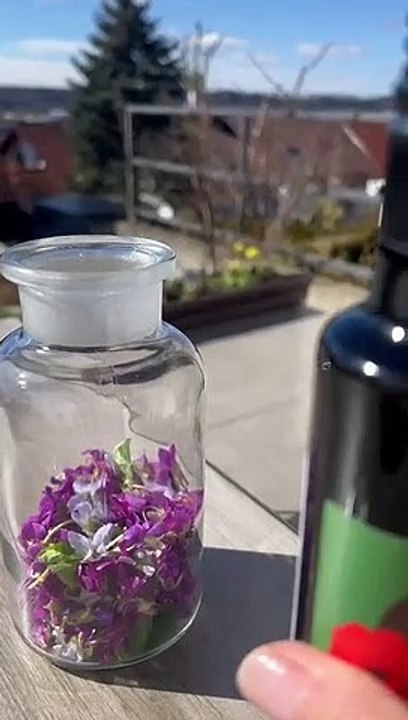 Veilchen Schuettellotion Herstellung