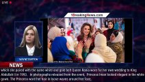 Princess Iman wears Queen Rania's wedding dress belt for Henna party days