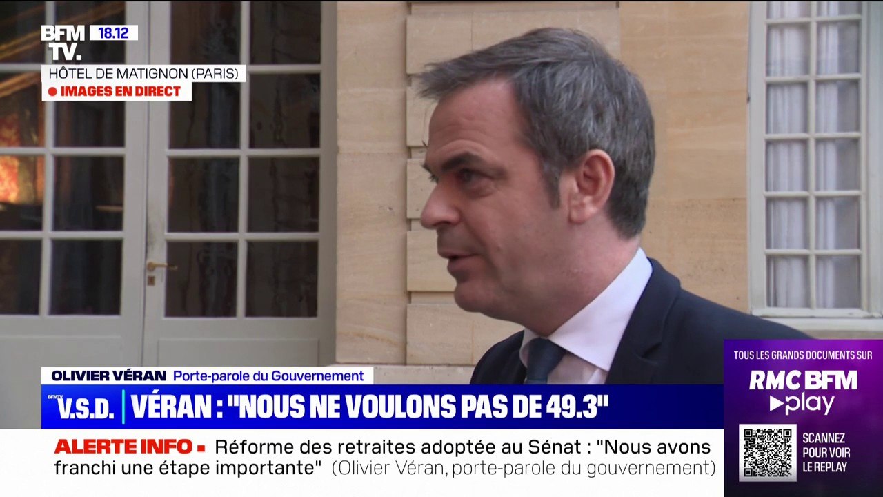 Réforme des retraites: "Nous ne voulons pas de 49.3", affirme Olivier Véran