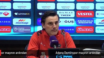 Adana Demirspor maçının ardından