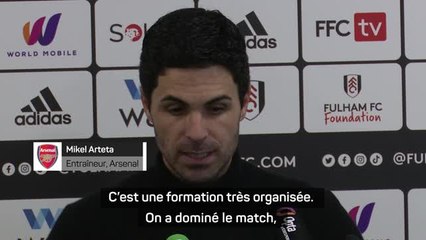 27e j. - Arteta : "Gagner à Fulham, ce n'est jamais simple"