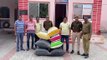 Car stopped by firing on tyre, 101 kg doda sawdust recovered, smuggler absconding