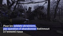 Ukraine: porte de sortie de Bakhmout, Tchassiv Iar sous les tirs russes