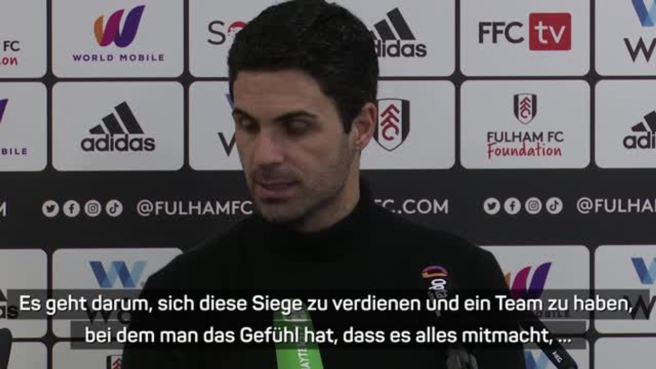 Arteta nach 100. Sieg: 'Hoffentlich viele weitere'