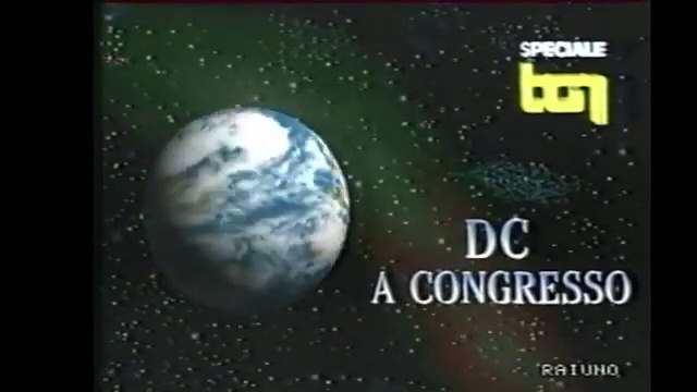 RaiUno Speciale TG1 presentato da Nuccio Fava - DC a Congresso trasmesso il 13 Febbraio 1989