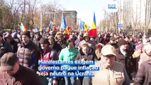 Polícia da Moldávia detém grupo pró-russo em dia de novos protestos antigoverno