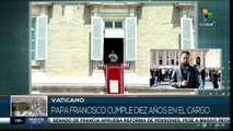 Católicos conmemoran 10 años de la gestión del papa Francisco
