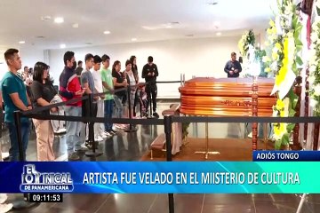 Velatorio de Tongo: artistas le dedican sentidas palabras por su partida