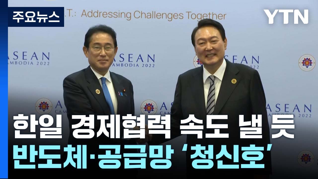 경제 협력 속도 낼 듯...반도체·공급망 '청신호' / YTN