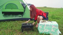 Mira's Life Style - Mira Goes Camping And Barbecues By The River - Mira Cosplay Yumeko