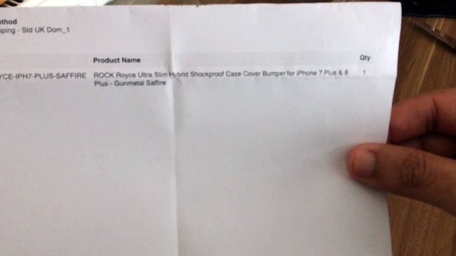 UNBOXING: iPhone 8+ & 7+ CASE - Rock Royce | Ultra Slim Hybrid ShockProof Cover - Blue | New