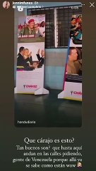 ‘¿Qué carajo es esto?’: Jennifer Fúnes sobre banners de Hugo Chávez en el Chochi Sosa