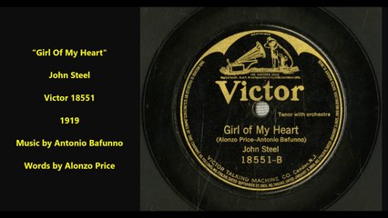 Girl Of My Heart - John Steel (1919)