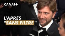 Ruben Östlund pitche son prochain film sur le tapis rouge - Oscars 2023 - CANAL 