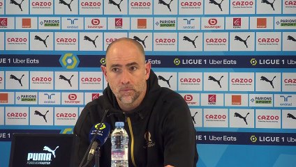 Igor Tudor après le match nul de l'OM contre Strasbourg (2-2)