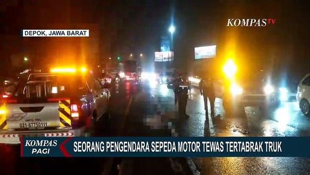 Pengendara Motor di Depok Tewas Tertabrak Truk, Pengemudi Truk DIbawa ke Polsek Cimanggis