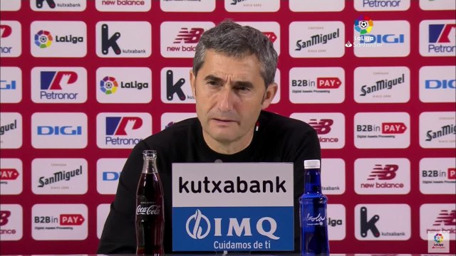 Rueda de prensa de Ernesto Valverde, Athletic vs. Barcelona de LaLiga Santander