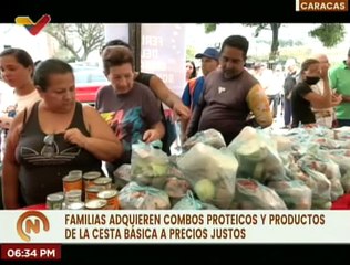 Caracas| Familias del 23 de Enero adquirieron combos proteicos en la Feria del Campo Soberano