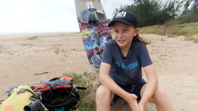 NT kite surfing prodigy soars toward the national stage