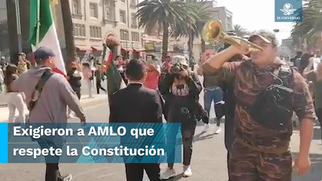 Vestidas de verde olivo, cientos de personas exigen respeto a derechos humanos de militares