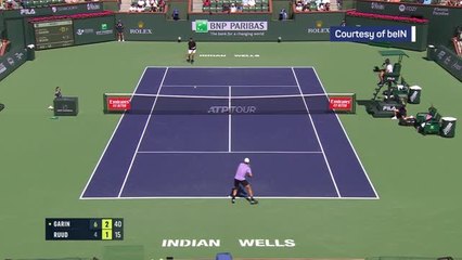 Garin stuns third seed Ruud in straight sets