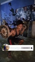 latihan kaki squat barbel