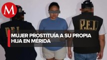Una mujer de 34 años es arrestada por prostituir a su hija en Mérida, Yucatán