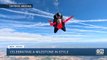 Valley Great Grandmother celebrates 90th birthday skydiving