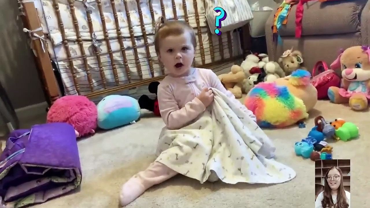 Babies playing withDog