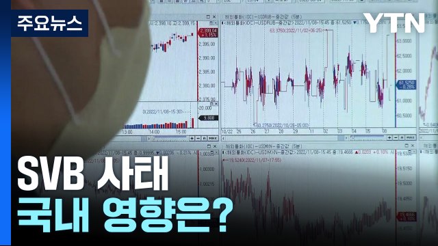 SVB 사태, 우리 금융시장 영향 미미...환율은 하락 / YTN