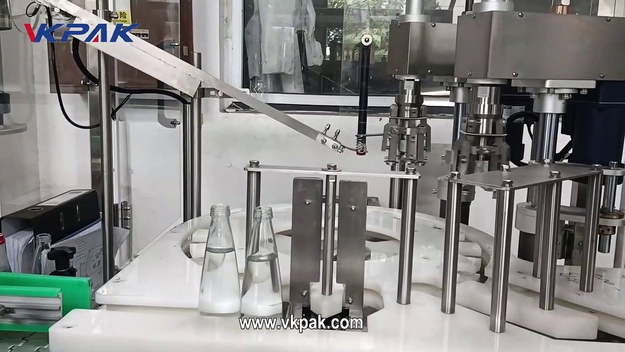 Aluminium Cap Sealing Machine, Two Head ROPP Capper Machine