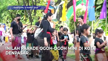 Lucunya Ogoh-ogoh Mini Sambut Nyepi, Kenalkan Anak pada Tradisi Adat