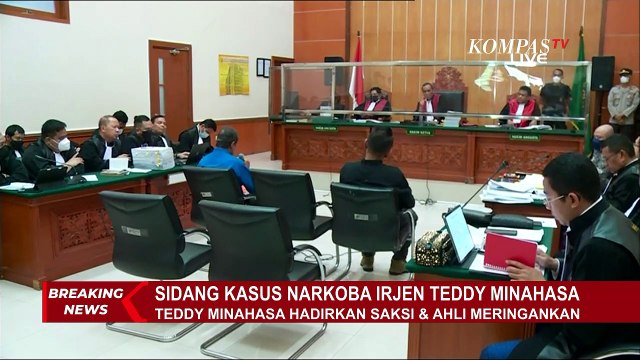 Kuasa Hukum Teddy Hadirkan Saksi Meringankan di Sidang Lanjutan Kasus Narkoba Irjen Teddy..!