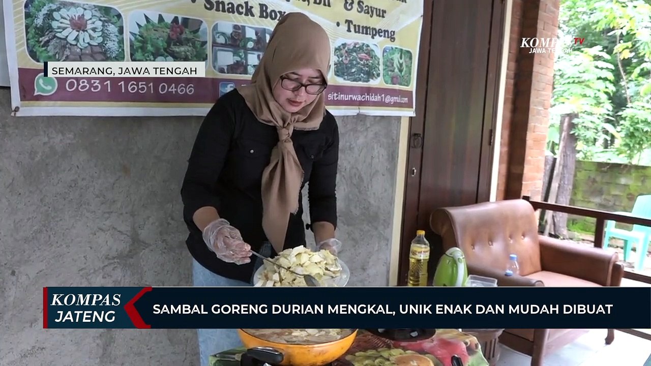 Sambal Goreng Durian Mengkal, Unik Enak dan Mudah Dibuat