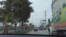 Turismo hermoso paseo por las calles de la zona este en la ciudad de tijuana baja california mexico