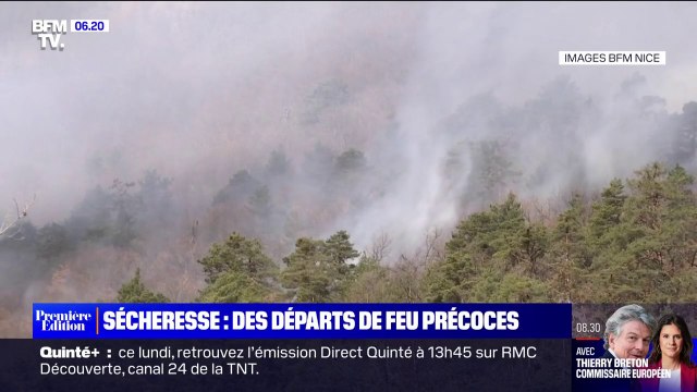Sécheresse: des départs de feu précoces