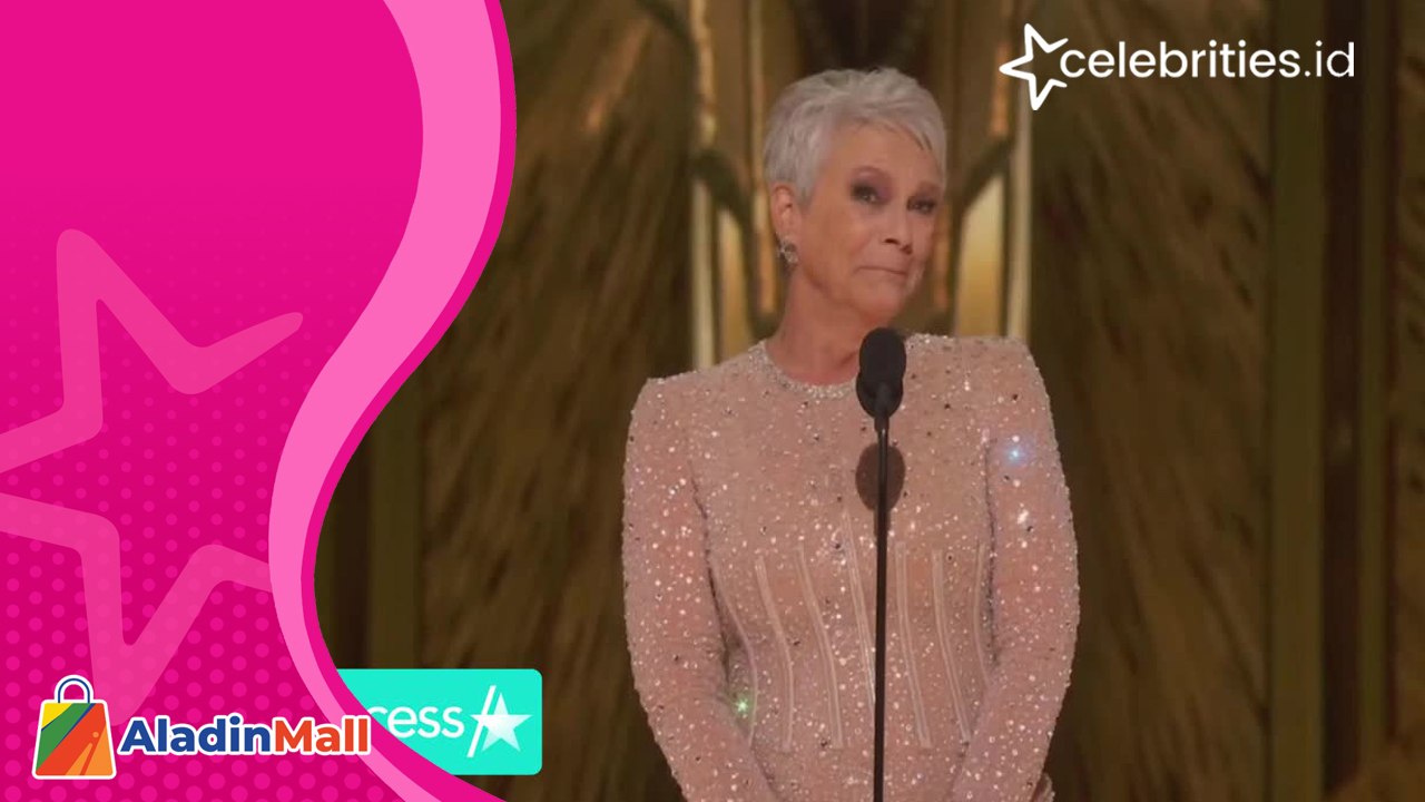 Jamie Lee Curtis Raik Piala Oscar Perdana, Ungkapkan Bahagia hingga Tetaskan Air Mata
