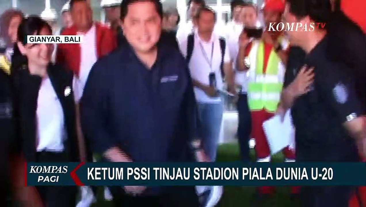 Erick Thohir Tinjau Kesiapan Stadion Kapten I Wayan Dipta di Bali Jelang Piala Dunia U-20