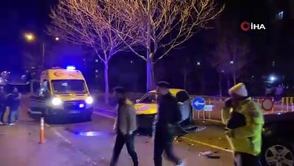 Yaralamalı kazaya karışan sürücü olay yerinden firar etti