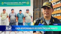 Lurín: Capturan a delincuentes que robaron camión cargado con 200 refrigeradores
