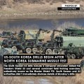 US-South Korea drills begin after North Korea submarine missile test