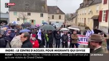 Indre : Le petit village de Bélâbre divisé par l'arrivée prochaine d'un centre pour accueillir des migrants - Deux manifestations opposées se sont déroulées ce week-end