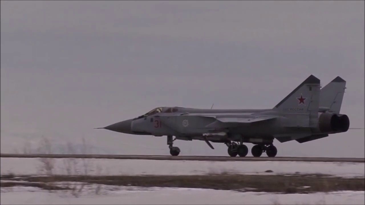 Mig-31, Primary Air-To-Air Missile Used Is The R-33, Which Has A Range Of Up To 300 Km